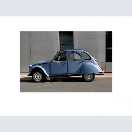 2 CV bleue