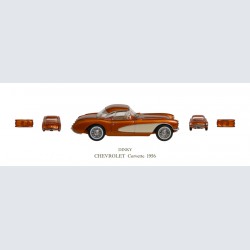 Dinky CHEVROLET Corvette 1956