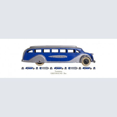 Tootsietoy Greyhound Bus